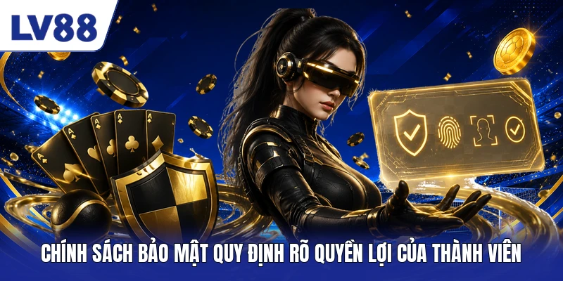 Chính sách bảo mật quy định rõ quyền lợi của thành viên