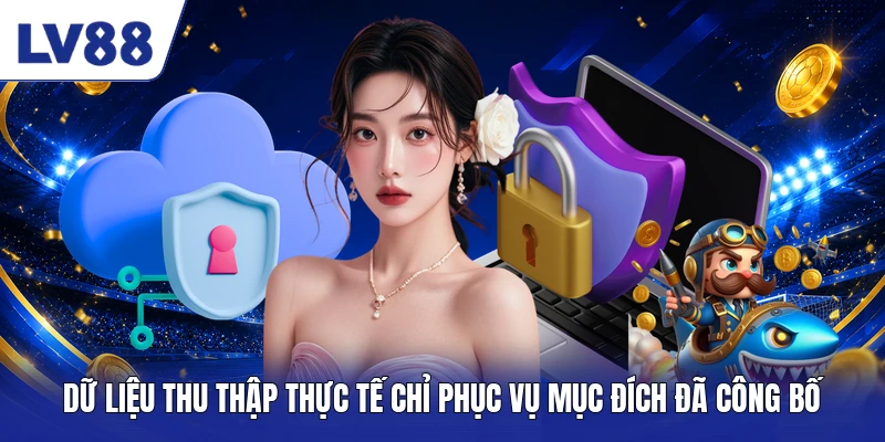 Dữ liệu thu thập thực tế chỉ phục vụ mục đích đã công bố
