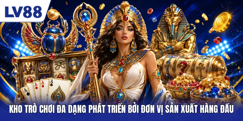 Kho trò chơi đa dạng phát triển bởi đơn vị sản xuất hàng đầu